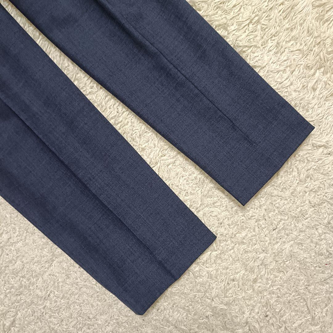 【美品】グリーンレーベルリラクシング カチリラ ノーラペル パンツスーツ 38