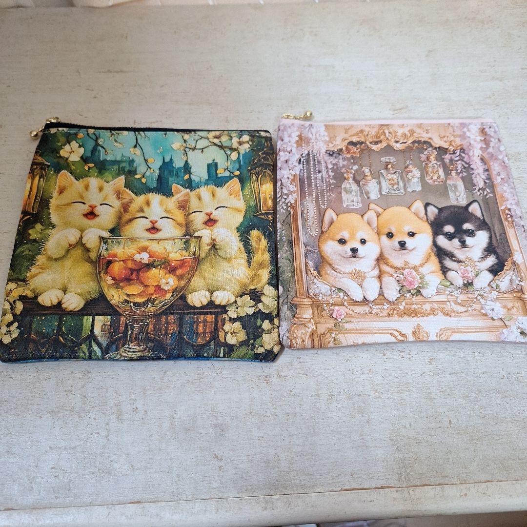 可愛いパネル生地　ハンドメイド