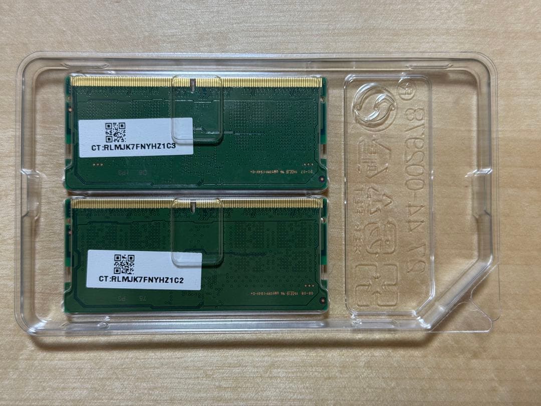 Samsung DDR5-4800 SODIMM 16GB (8GBx2枚)