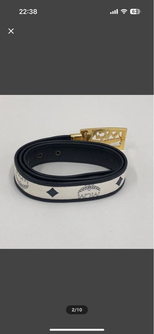 MCM ダイヤモンドパターン ベルト