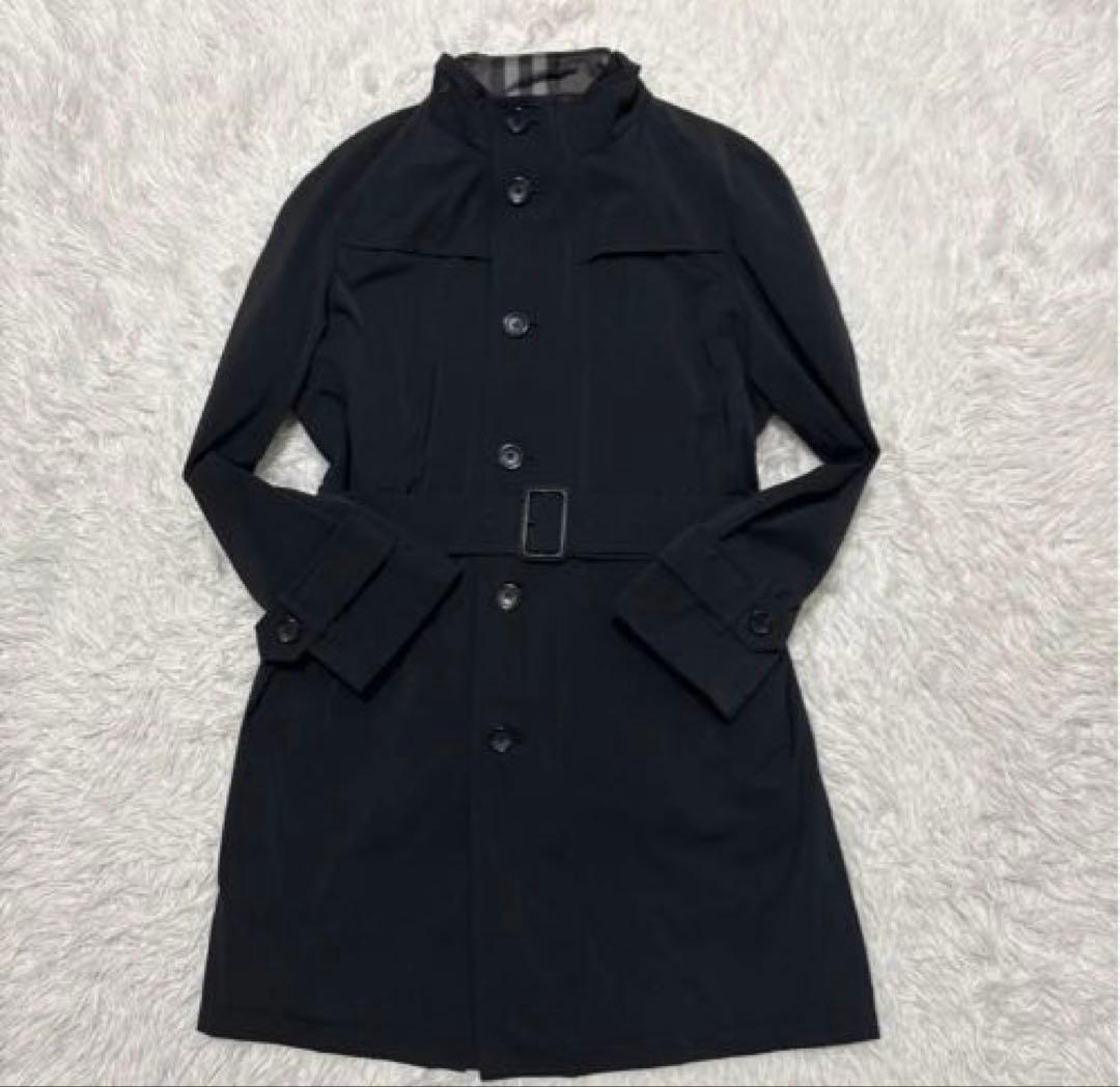 BURBERRY LONDON バーバリーロンドン スタンドカラーコート 中わた
