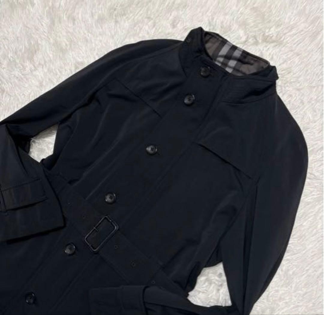 BURBERRY LONDON バーバリーロンドン スタンドカラーコート 中わた