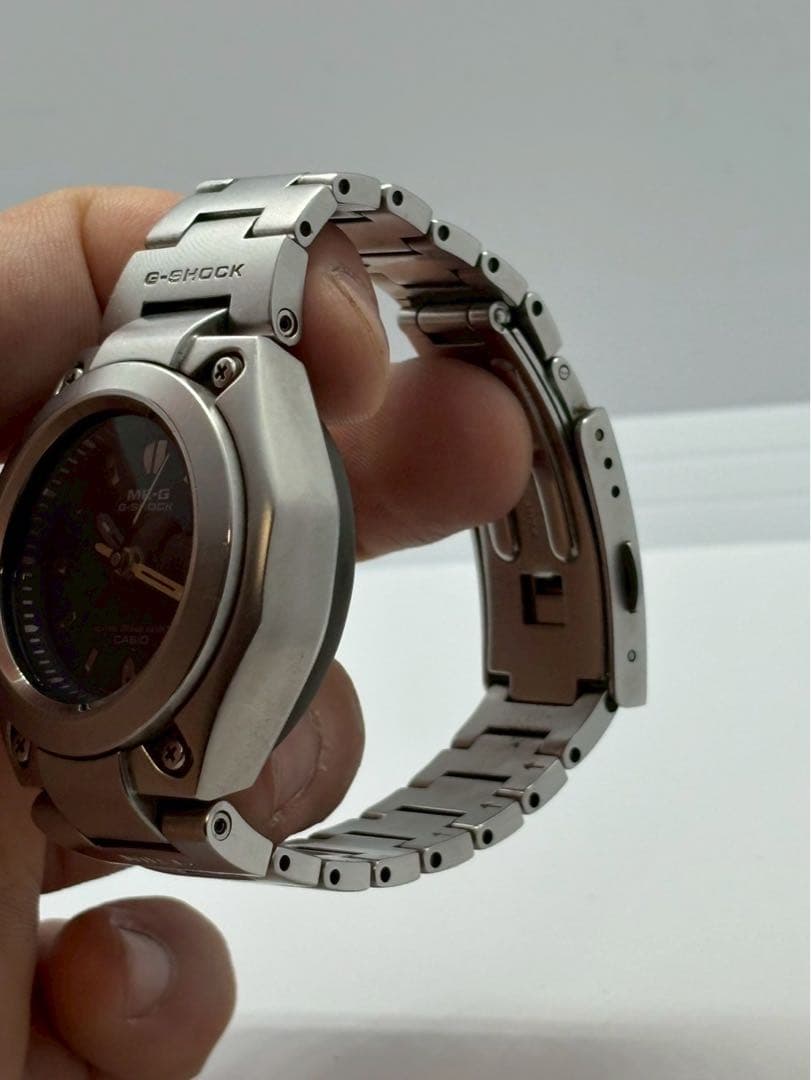 Gショック　MRG-120 フルメタル　ブルー文字盤