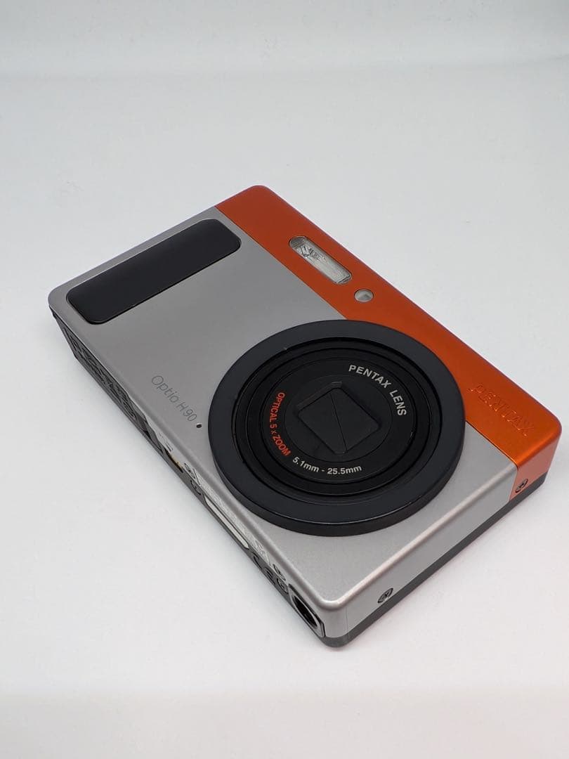 【作例あり】PENTAX Optio H90 オレンジ シルバー