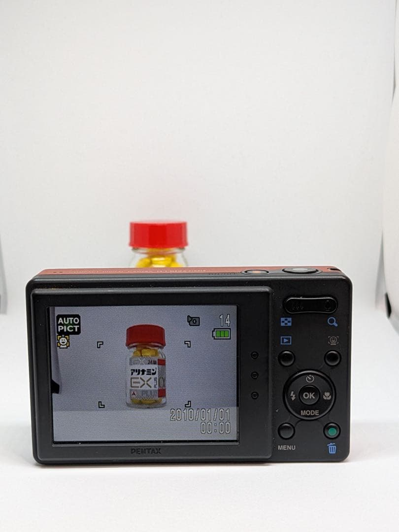 【作例あり】PENTAX Optio H90 オレンジ シルバー