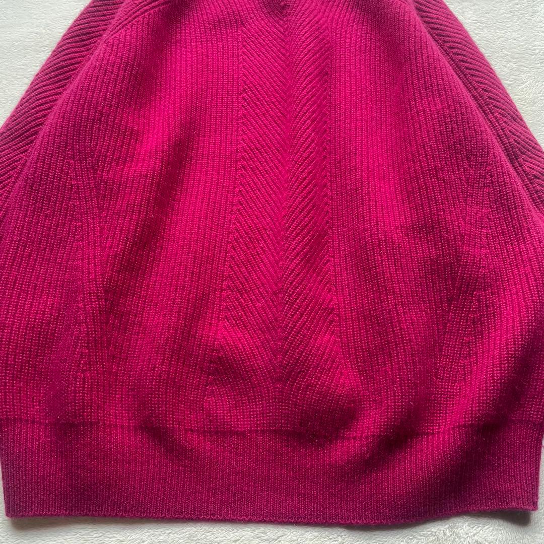 デミリー　クルーネックカシミヤニットプルオーバー　カシミア100%