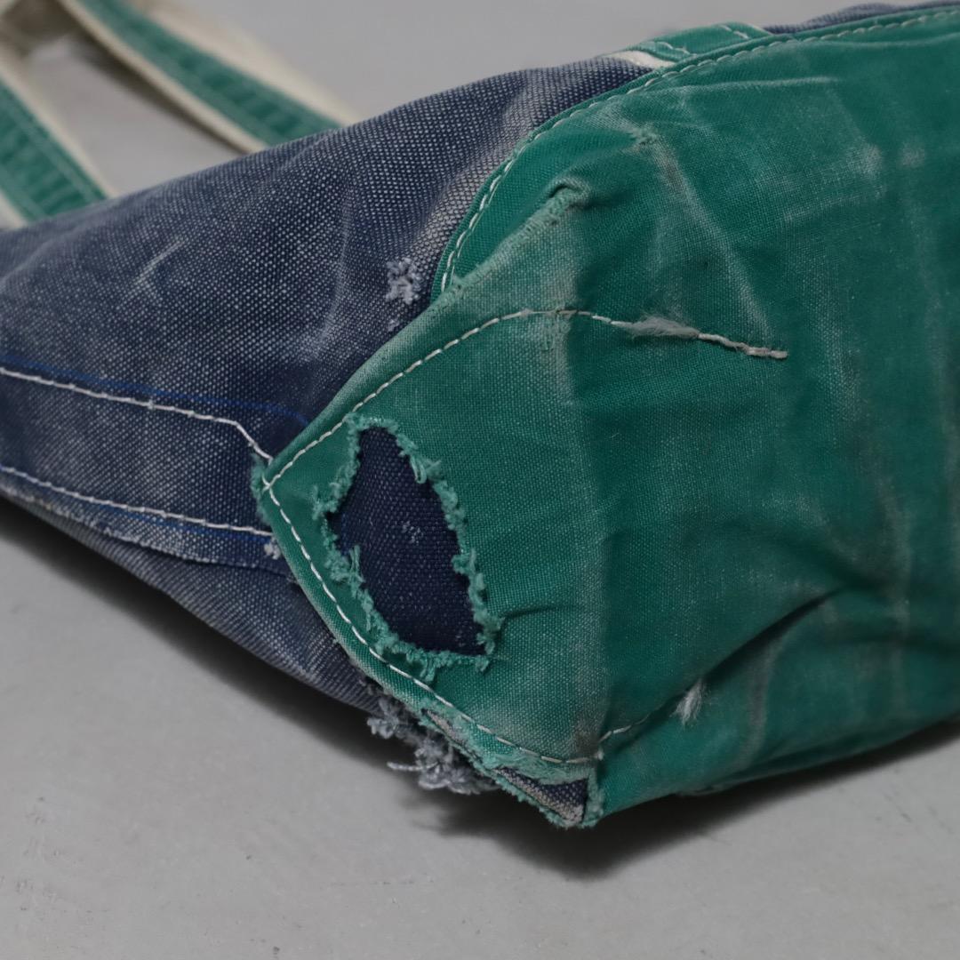 希少 フェード ダメージ ボロ L.L.BEAN デラックストート 80s ギザ