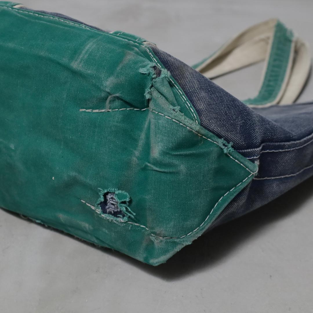 希少 フェード ダメージ ボロ L.L.BEAN デラックストート 80s ギザ