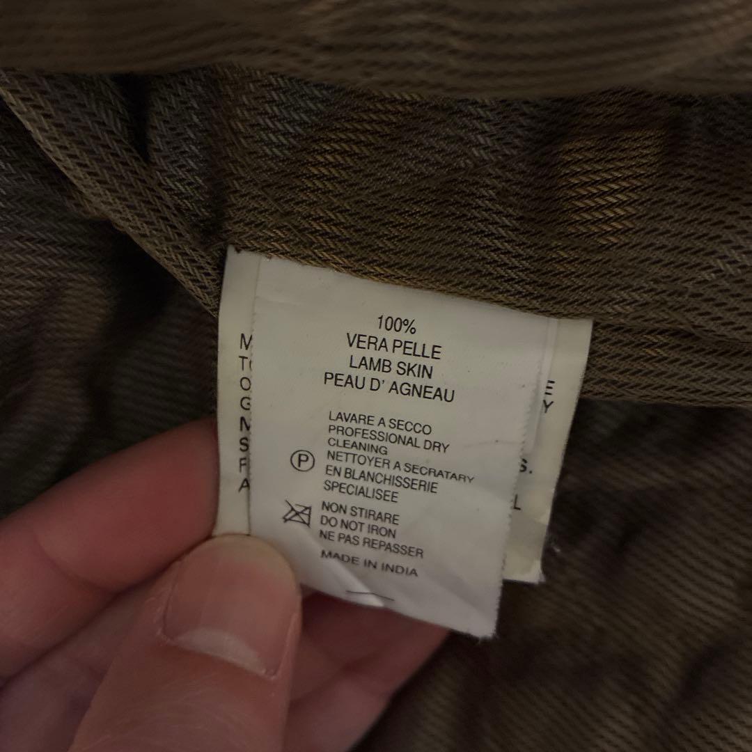 ブラックレザーボンバージャケット　ダークブラウン　マルボロクラシック