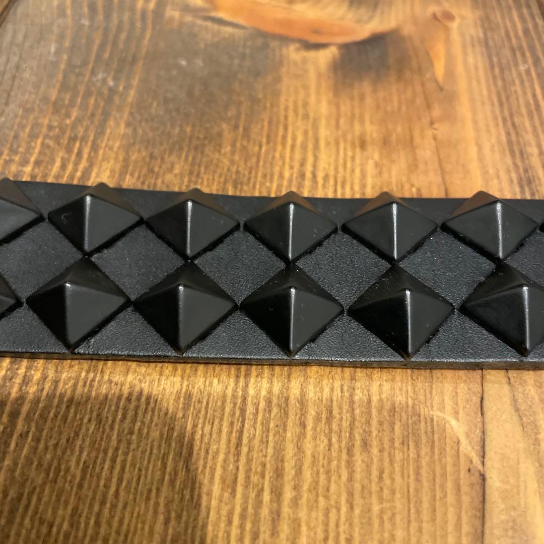 モダンパイレーツ　スタッズベルト　鋲ベル　オールブラック　34