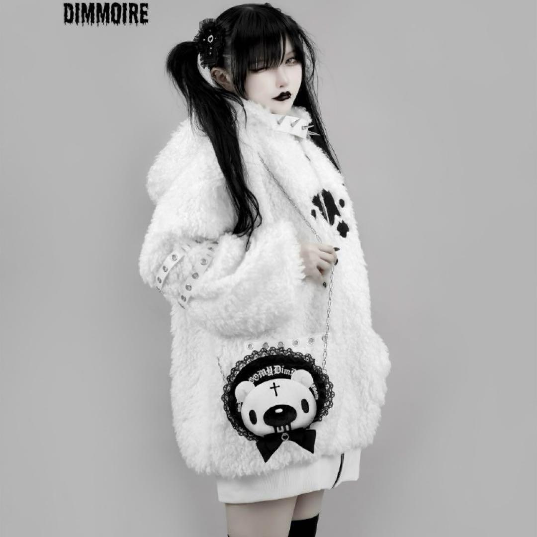 グルーミーおでかけポーチ White 白 GLOOMY × DimMoire