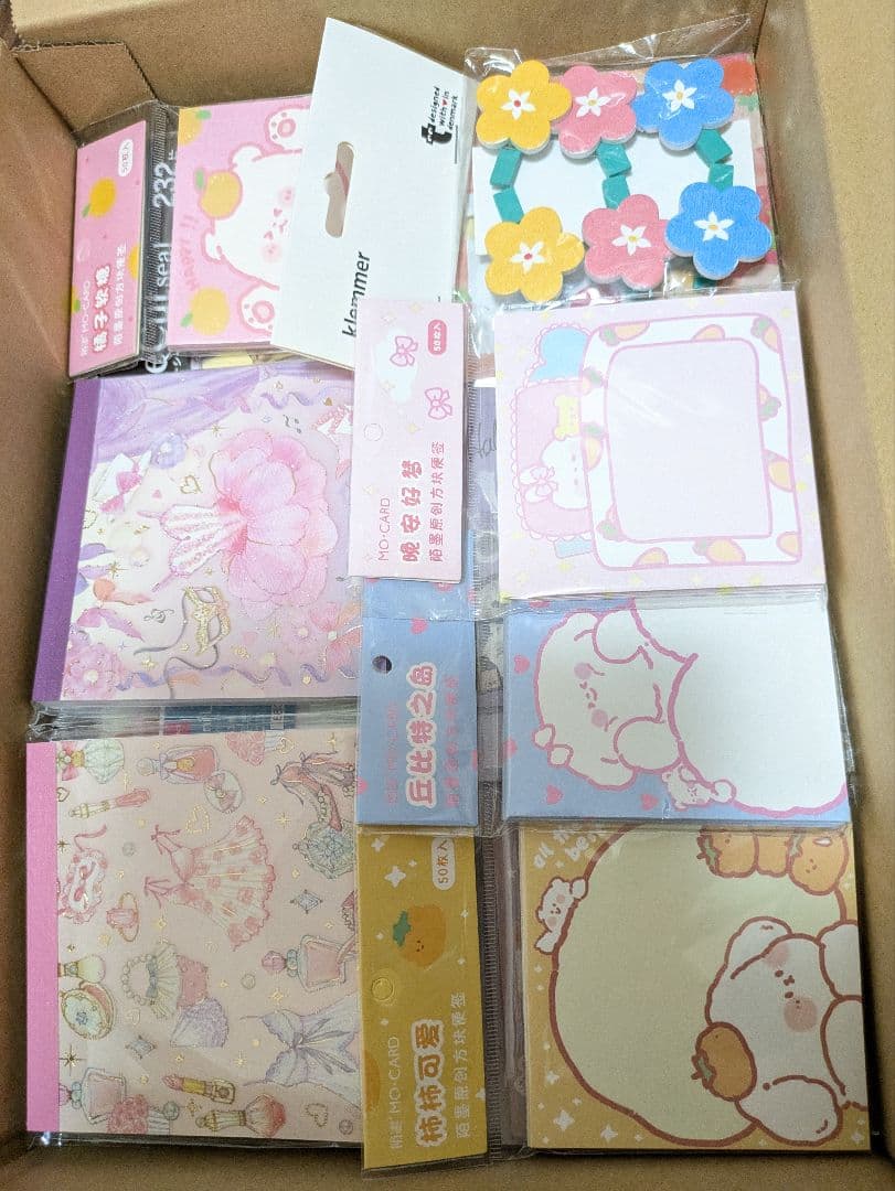 メモ帳　シール大量ぼっくすA　８０サイズ