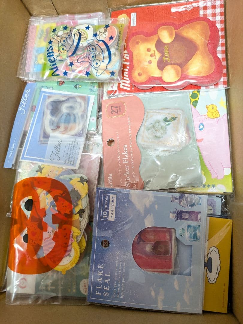 メモ帳　シール大量ぼっくすA　８０サイズ