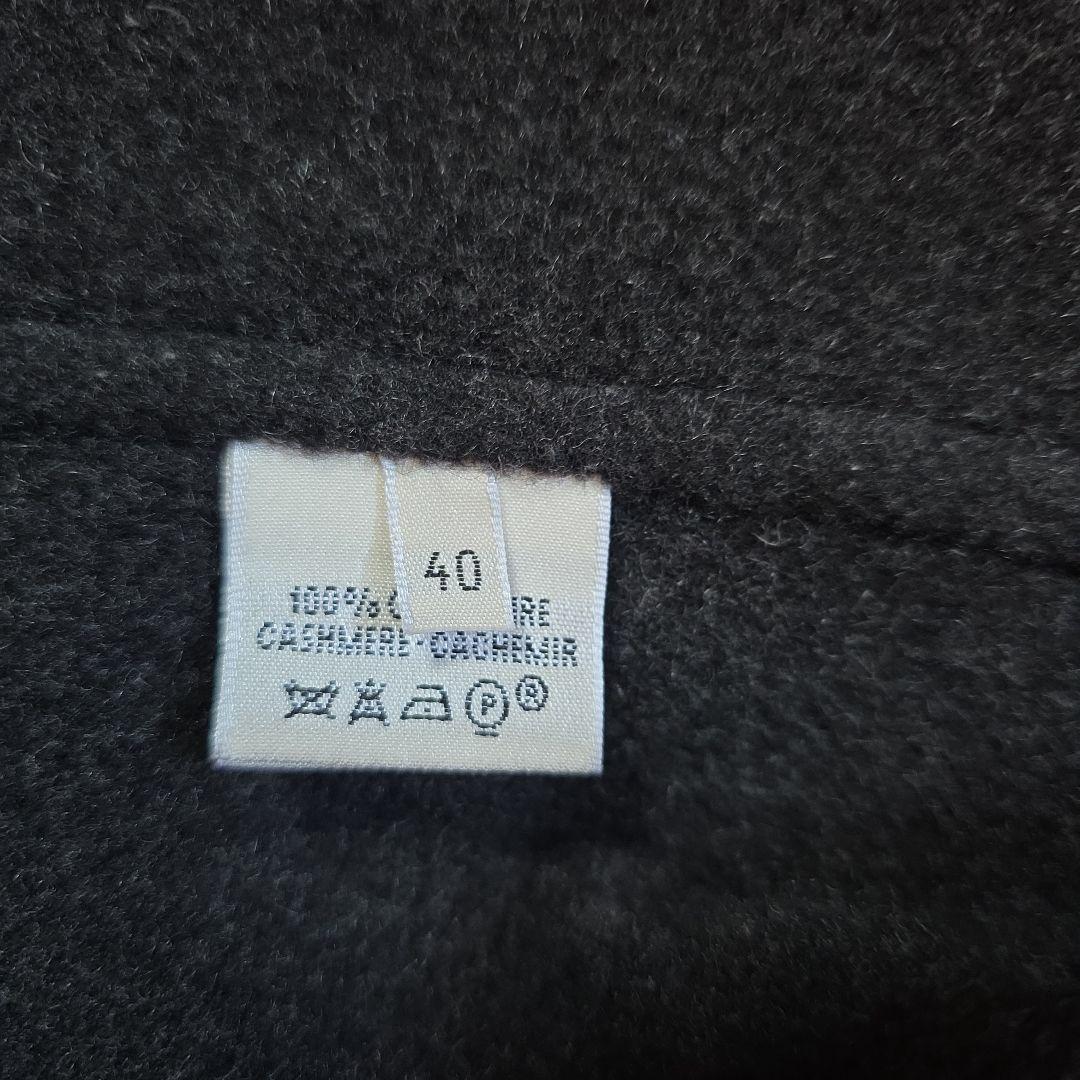 HERMÈS　エルメスケリー ダークグレー ダッフルコート　40サイズ
