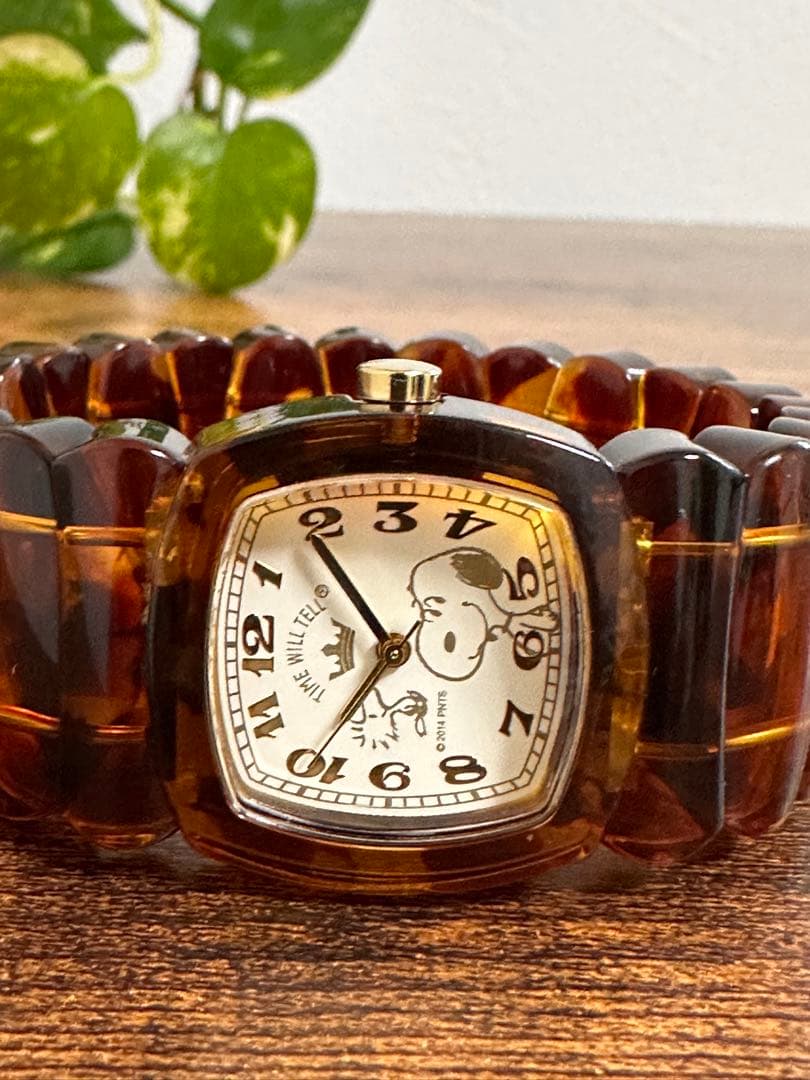 Time Will Tell NEWYORK スヌーピー 腕時計