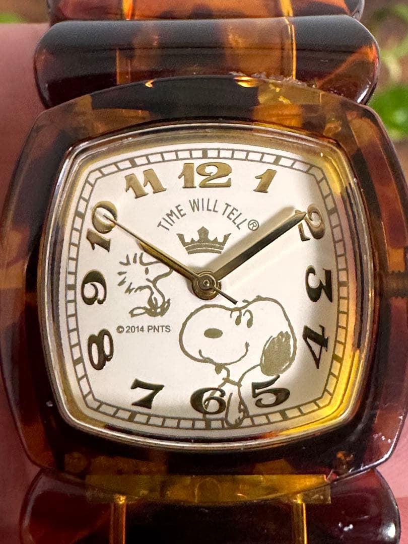 Time Will Tell NEWYORK スヌーピー 腕時計