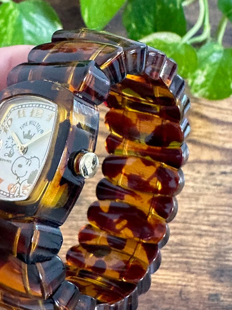 Time Will Tell NEWYORK スヌーピー 腕時計