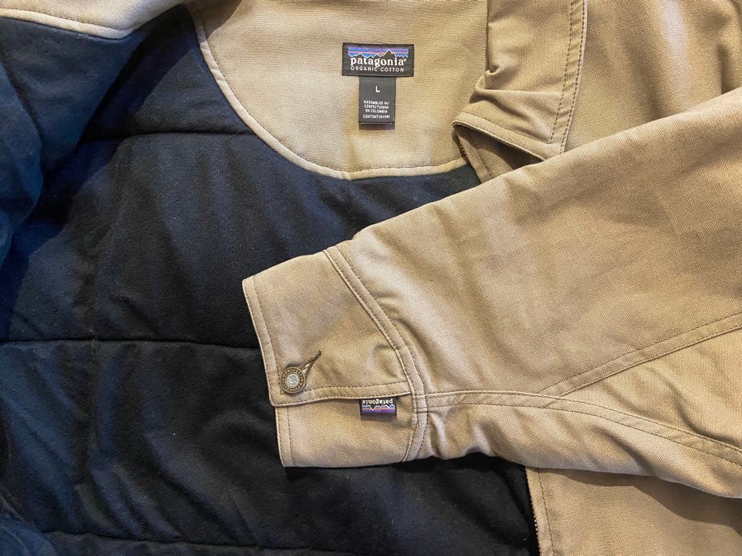 patagonia コットンジャケット Lサイズ オリーブ