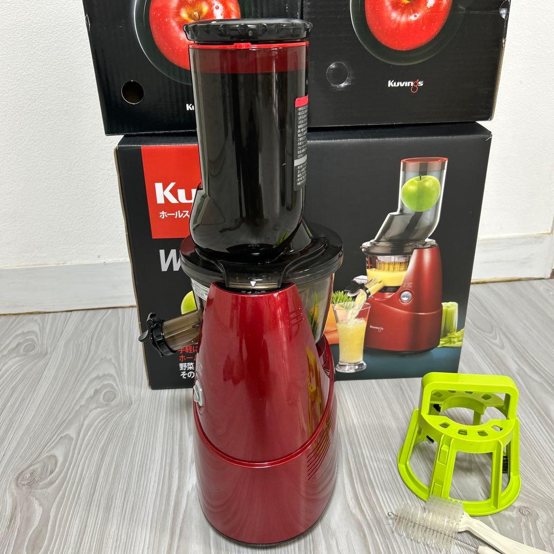 Kuvings クビンス ホールスロージューサー JSG-641M レッド