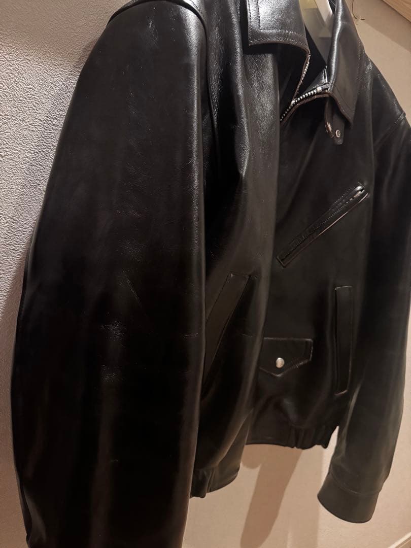 美中古 sacai 25SS レザージャケット サイズ２