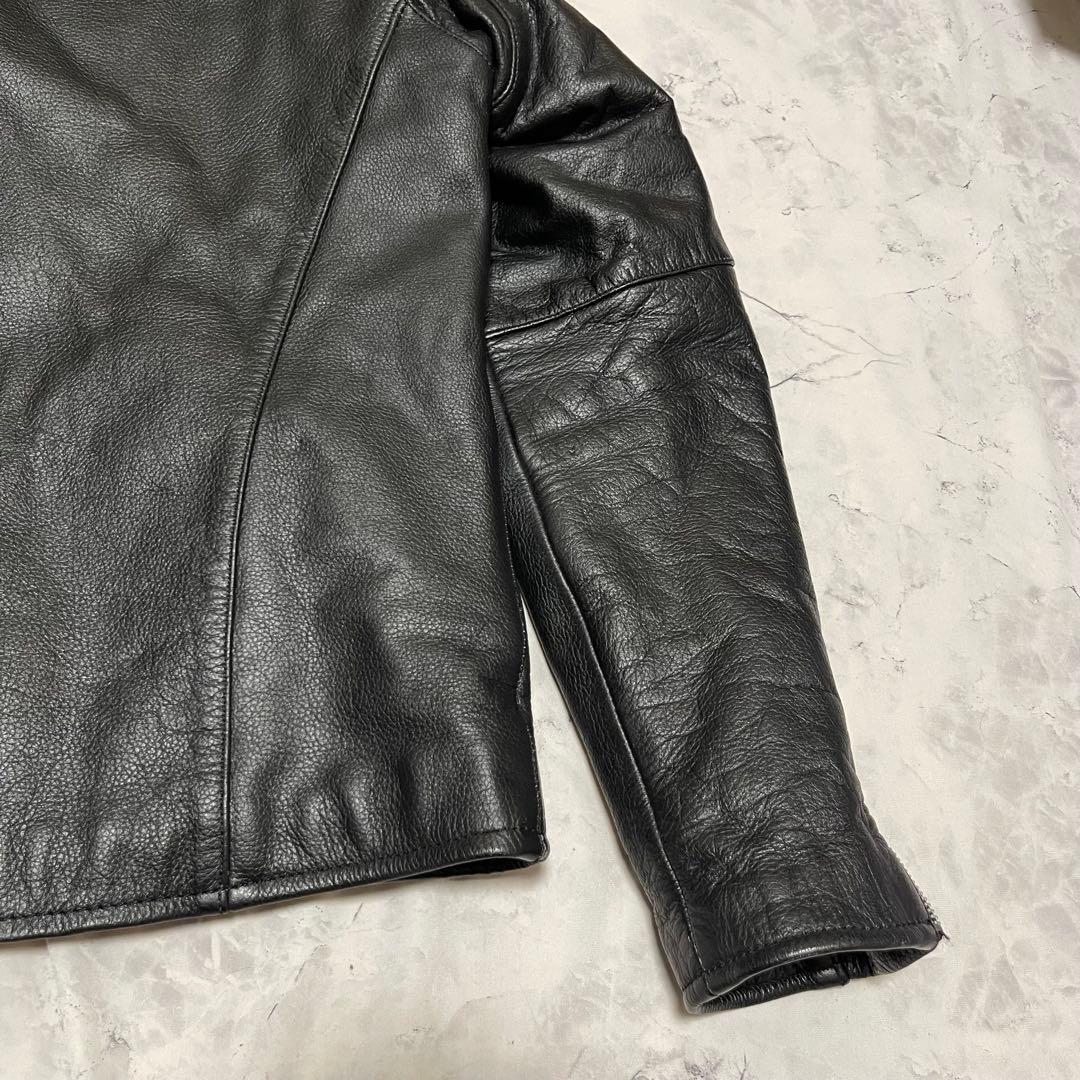 良品 FREEDOM 水牛革 レザー ジャケット シングル ライダース