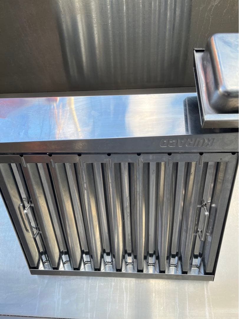 業務用 レンジフード クラコ 防災グリスフィルタ 幅2200×奥800×高600