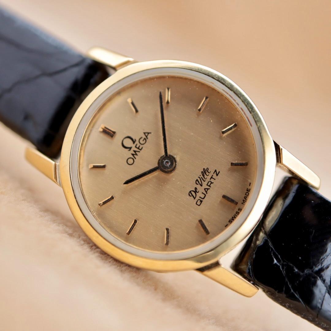 OMEGA オメガ De Ville デ・ヴィル 1387 ゴールド ラウンド