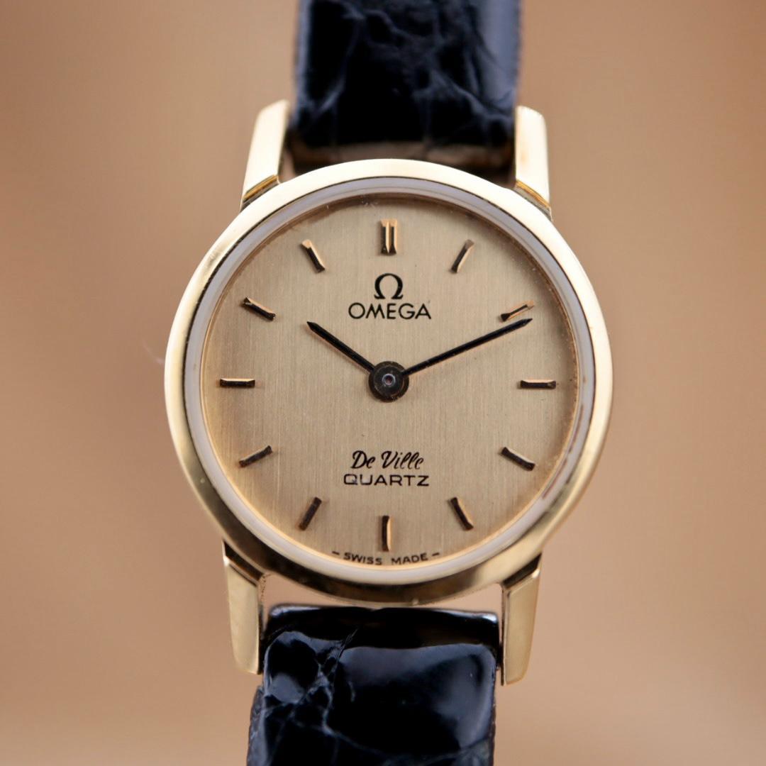 OMEGA オメガ De Ville デ・ヴィル 1387 ゴールド ラウンド