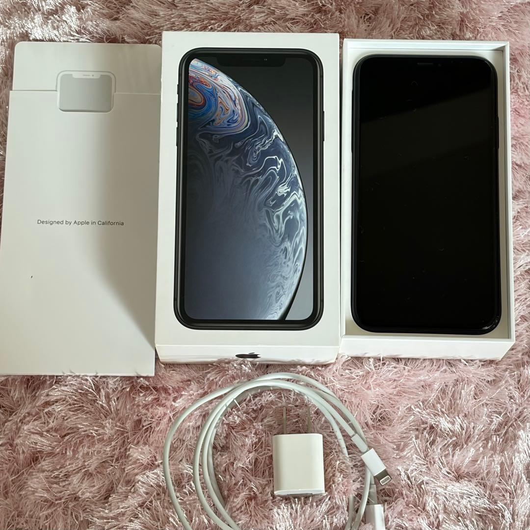 iPhoneXR 64GB simフリー 黒 ブラック