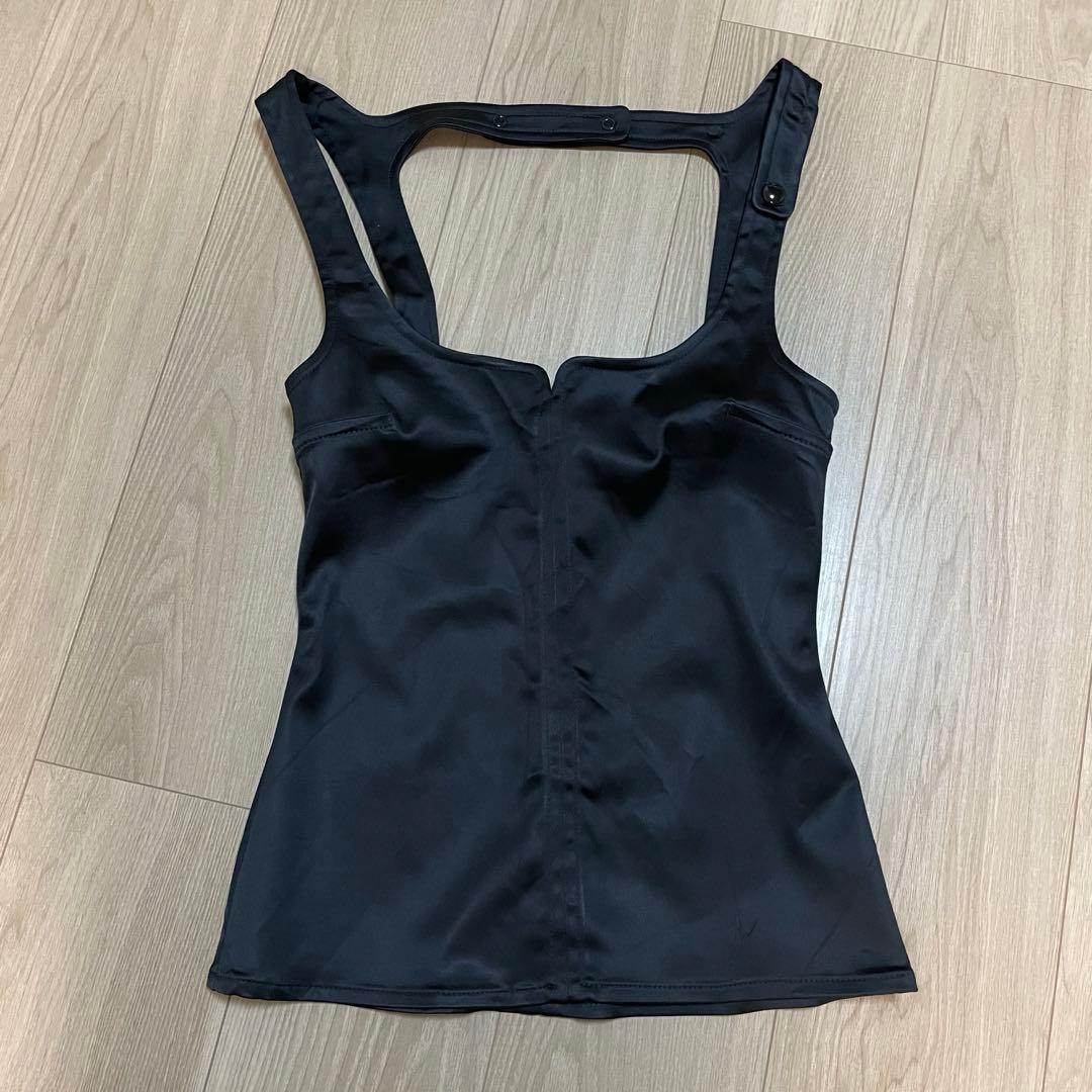 トップス Courreges SATIN SQUARE TOP M