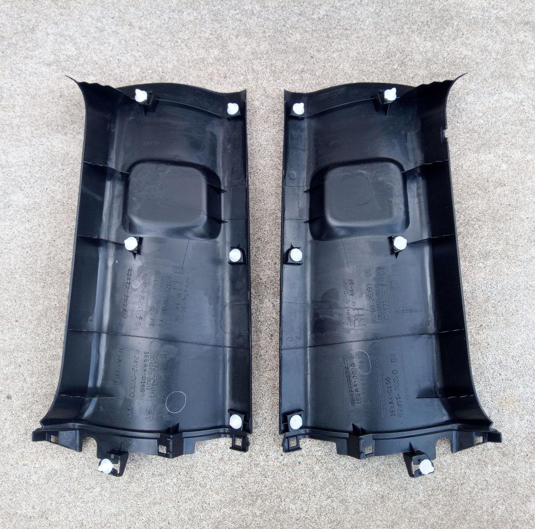 ●ハイエース200系ダークプライムS-GLセンター&リヤピラートリム新車外し品●