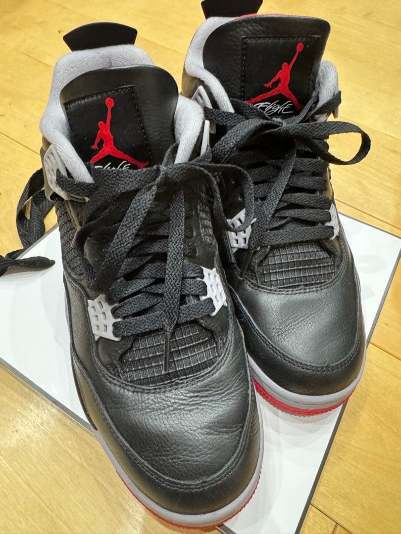 靴 Nike Air Jordan4 Retro \"Bred Reimagined\"