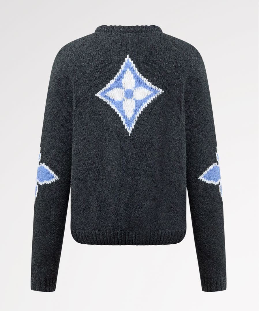 LOUIS VUTTON チャンキーウールブレンドニット　M