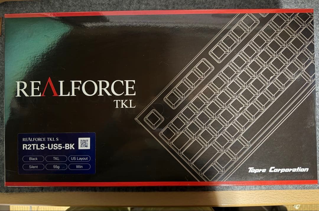 REALFORCE TKL 英字テンキーレスキーボードR2TLS-US5-BK