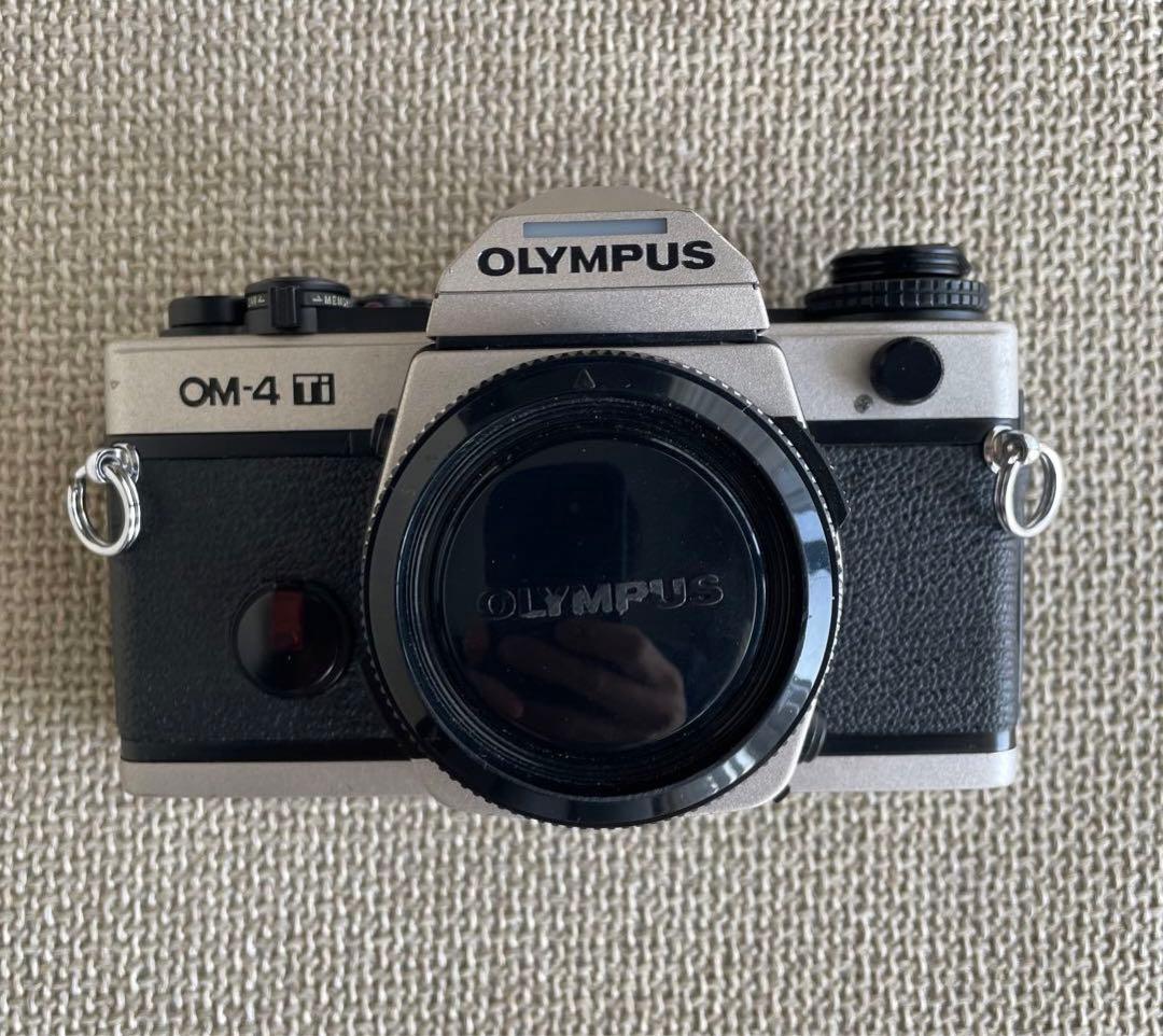 OLYMPUS OM-4 Ti チタンカラー　ボディ シャッター下りません