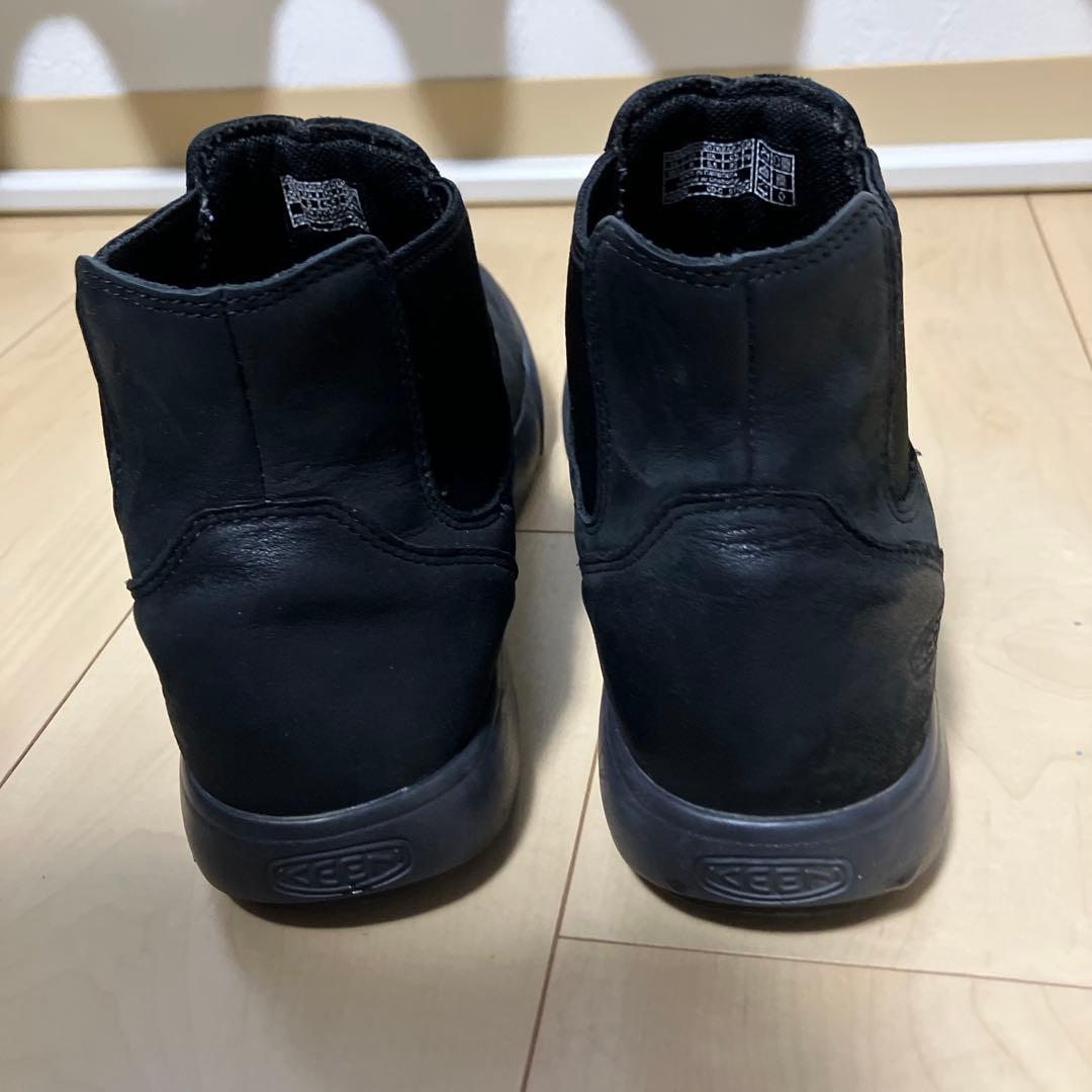 KEEN エレナチェルシー 25cm ブラック レディースサイドゴアブーツ