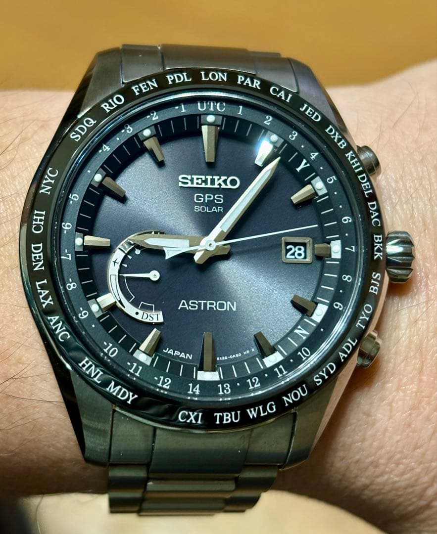 OH済 ケース/電池交換済　SEIKO ASTRON SBXB085 　美品