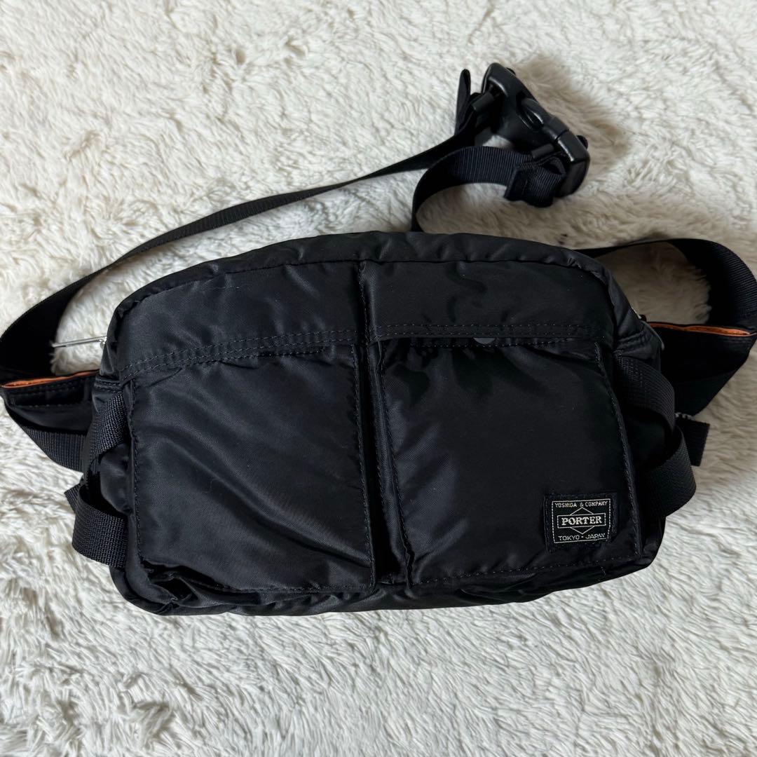 ⭐️未使用品⭐️　PORTER　TANKER　ボディバッグ　ウエストバッグ　ブラック