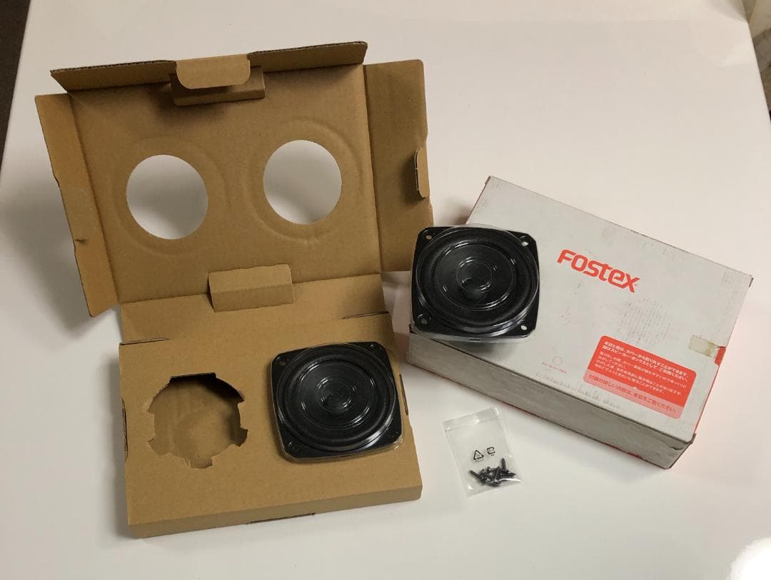 20箱セット Fostex Stereo スピーカー 10cm フルレンジ