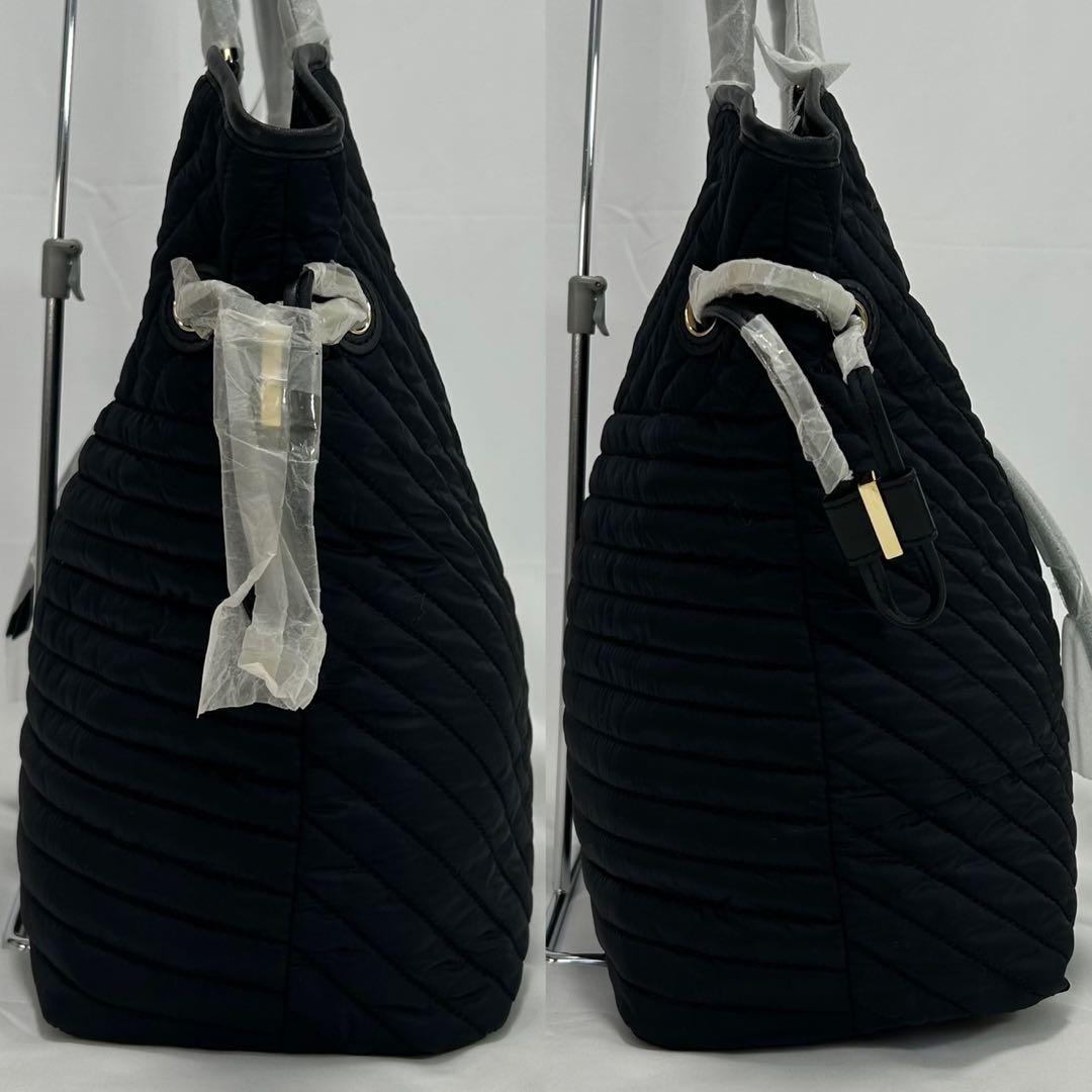 【新品タグ付き】トリーバーチ エラ トートバッグ レザー×ナイロン 肩掛け A4