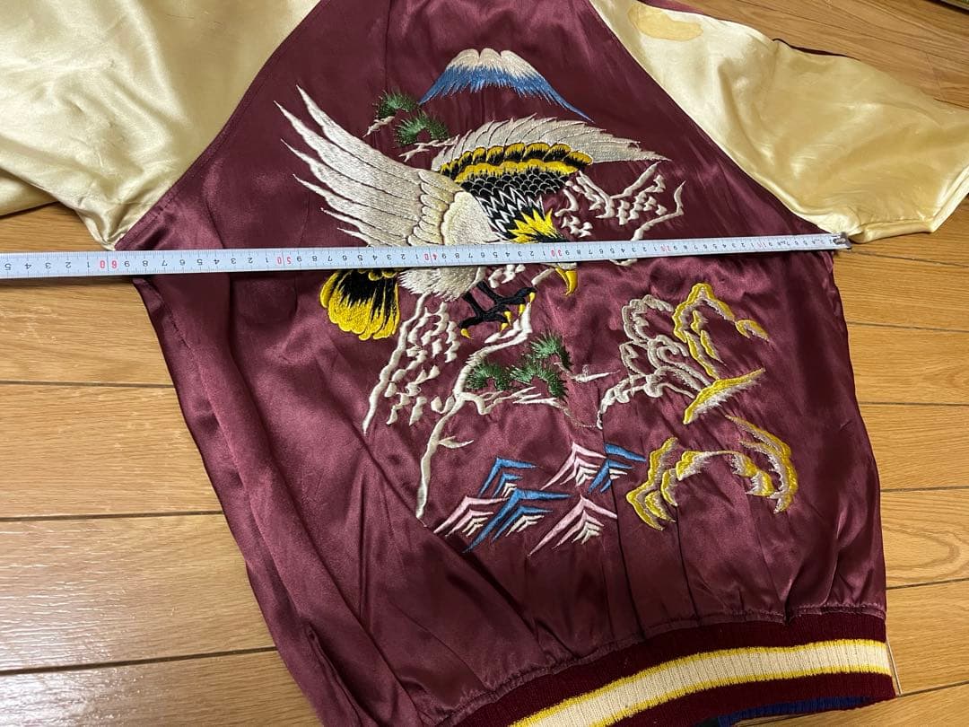 50s スカジャン ビッグサイズ アローポケット 綿無し T.T.Sジッパー