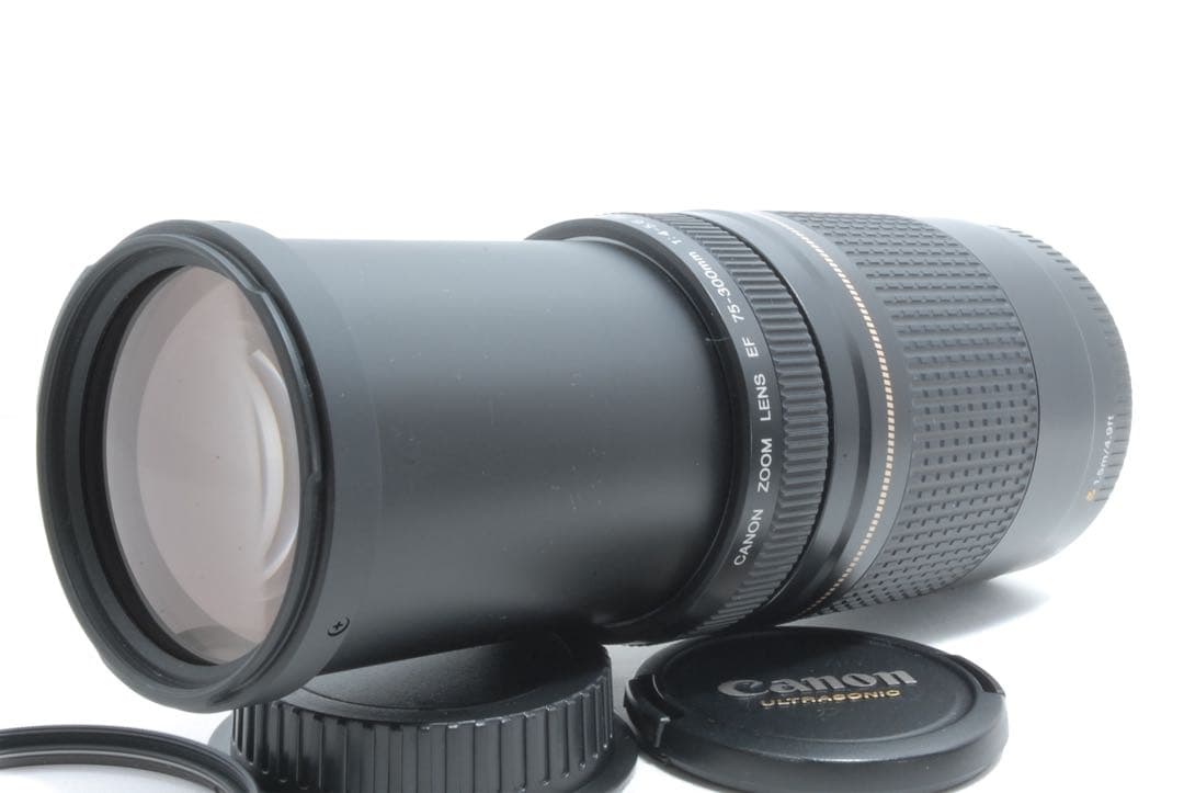 ⭐️キャノン⭐️フード付き⭐️ CANON EF 75-300mm II USM 望遠