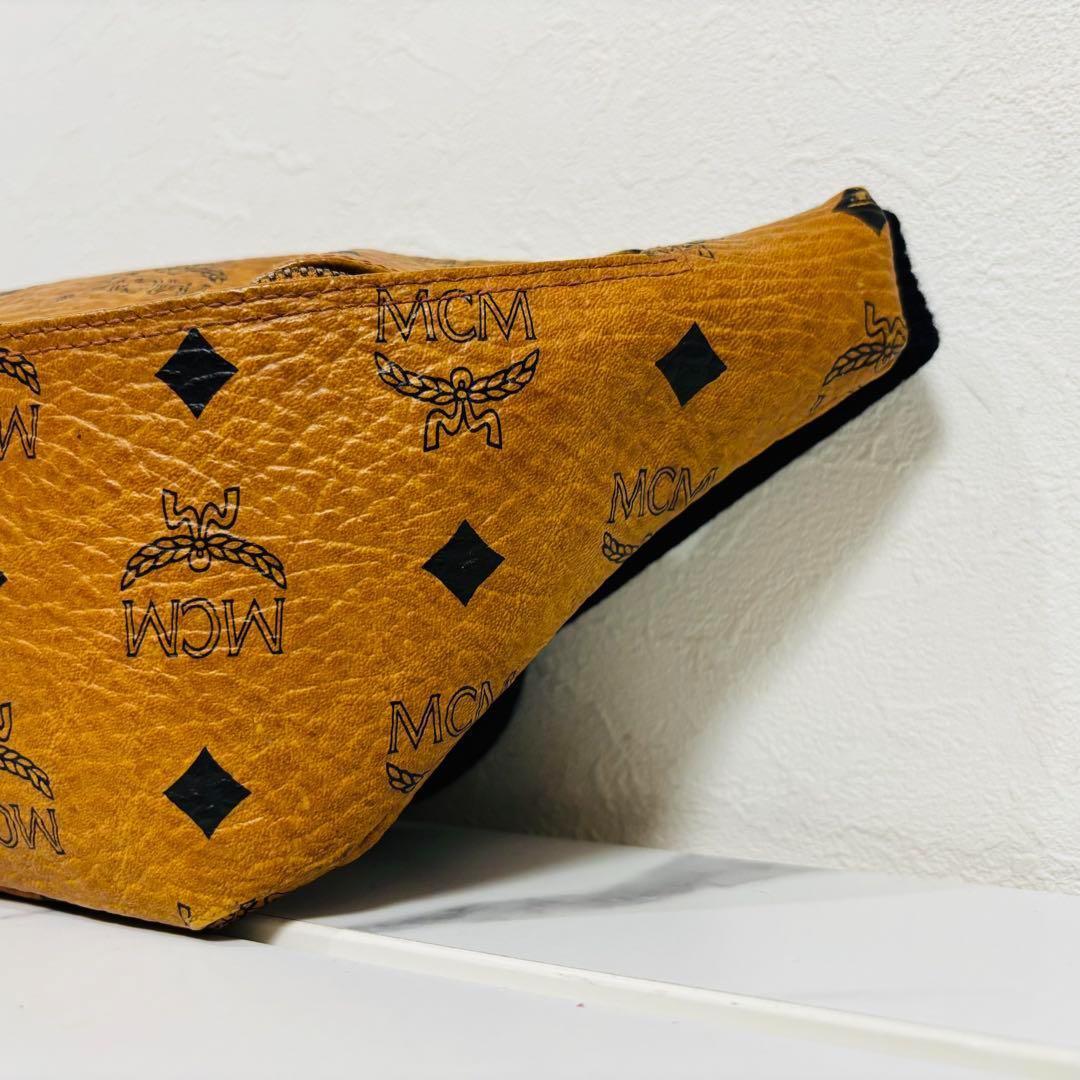 希少 大人気 MCM ヴィセトス レザー ウエストポーチ ボディバッグ ロゴ