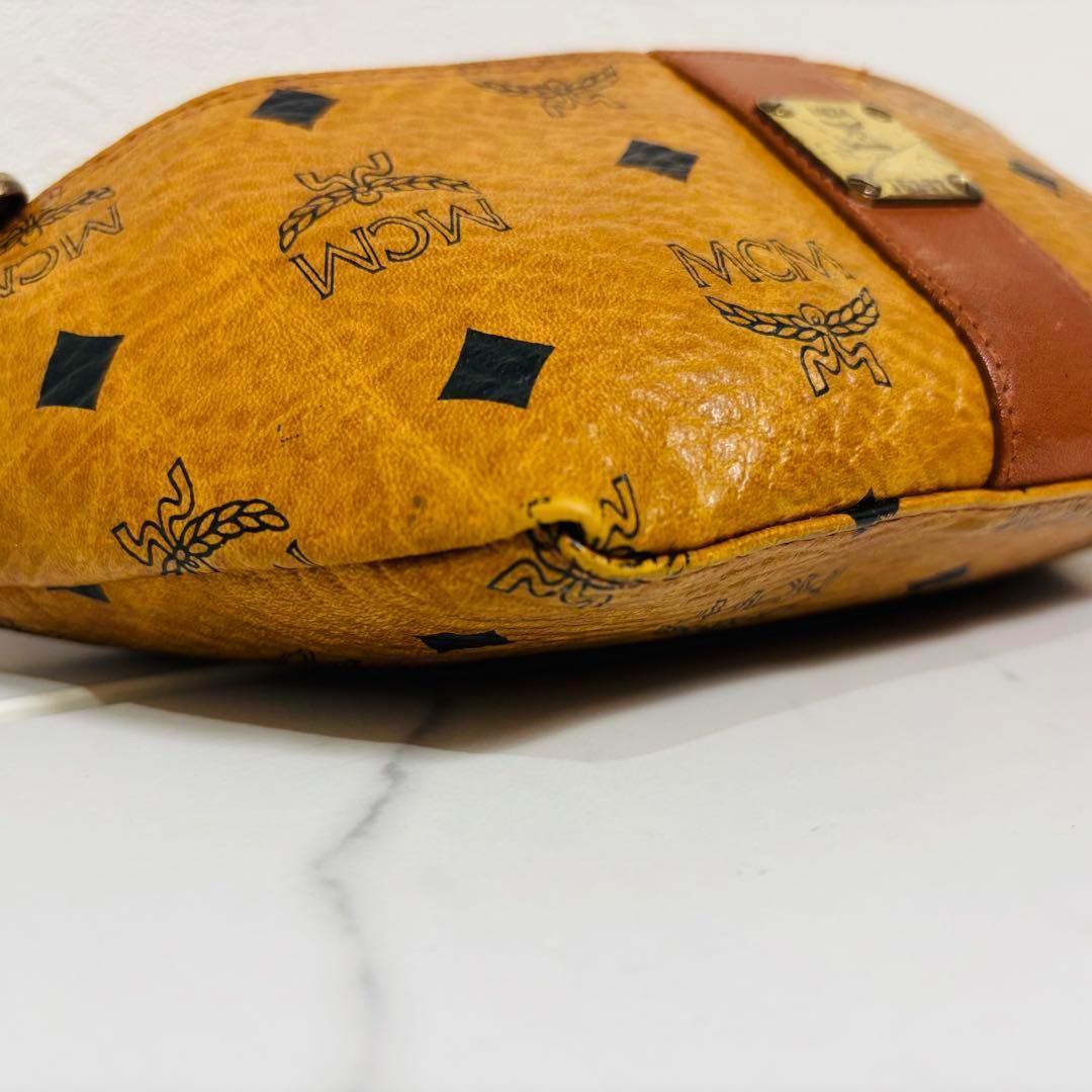 希少 大人気 MCM ヴィセトス レザー ウエストポーチ ボディバッグ ロゴ