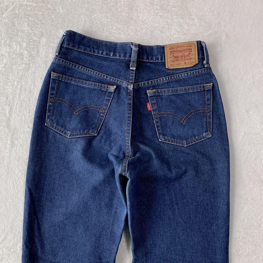 美品 レア 90s リーバイス W517 デニム パンツ ブーツカット フレア