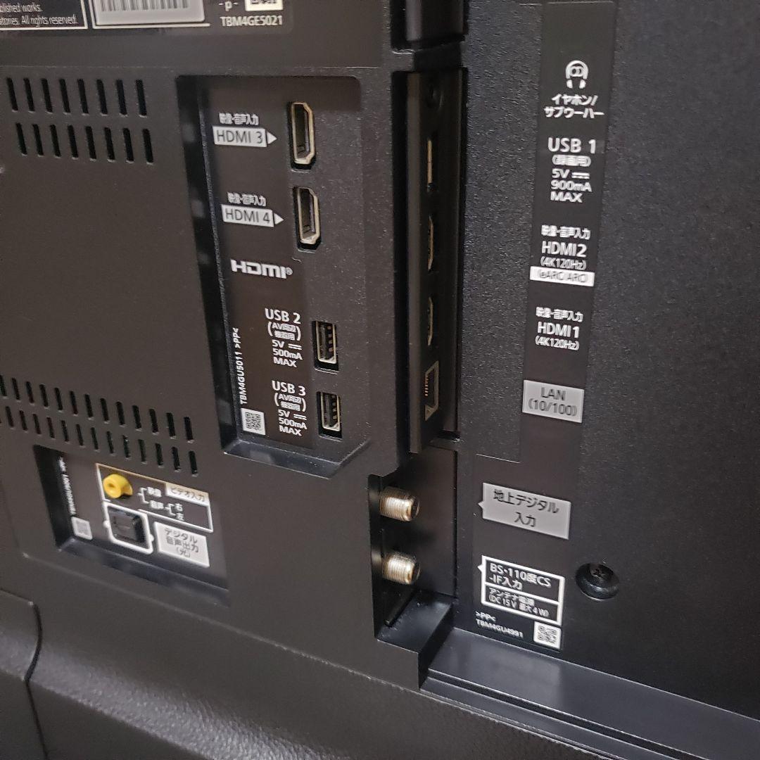 Panasonic4K液晶テレビTH-49LX900/2022年製[未使用に近い