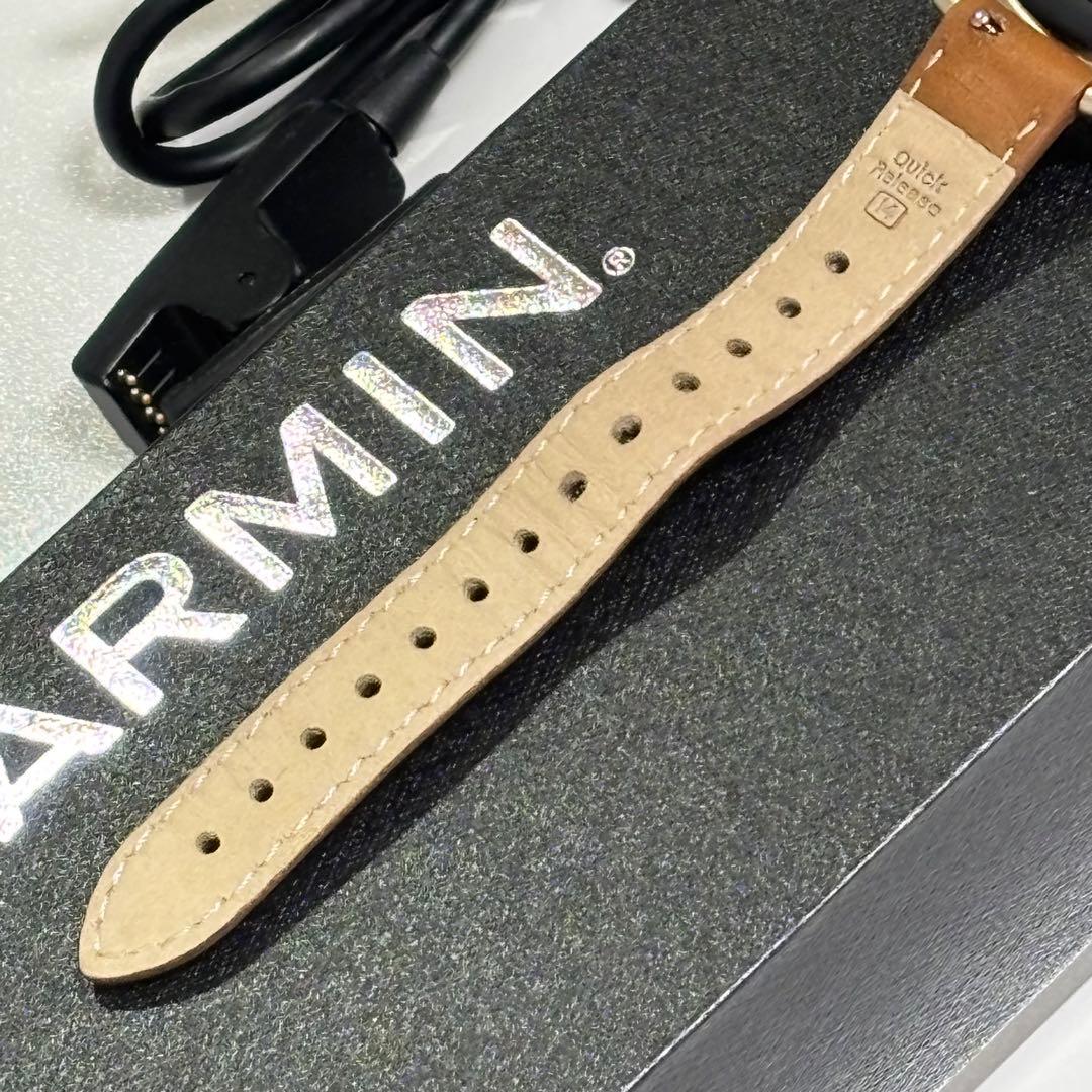 【美品】GARMIN Lily 2 Classic Tan Leather