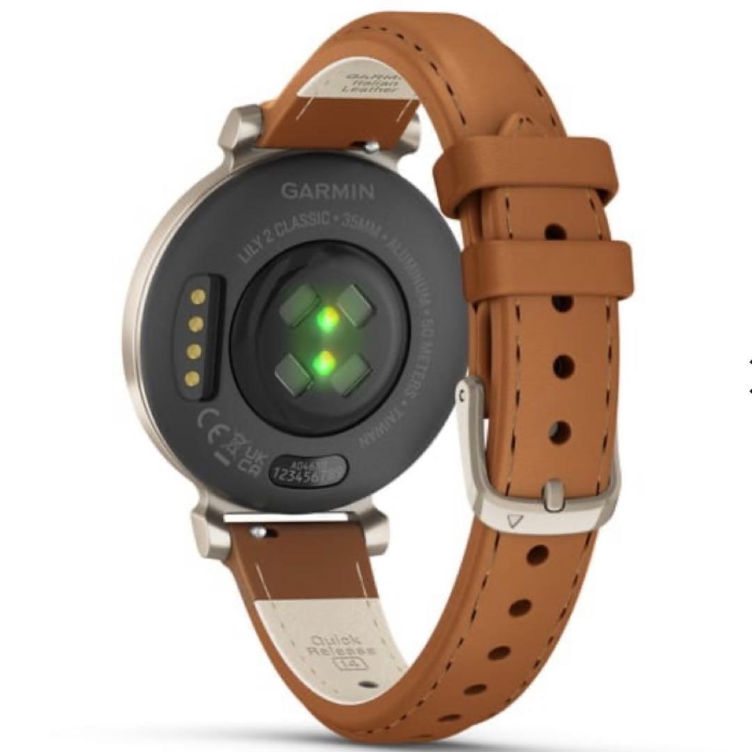 【美品】GARMIN Lily 2 Classic Tan Leather