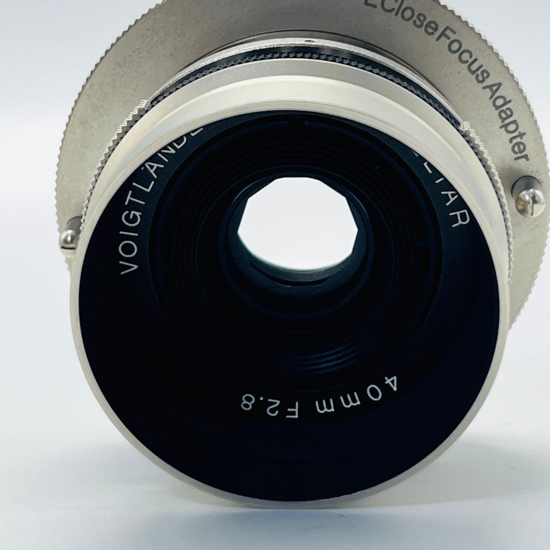 美品　フォクトレンダー　HELIAR 40mm F2.8 シルバー