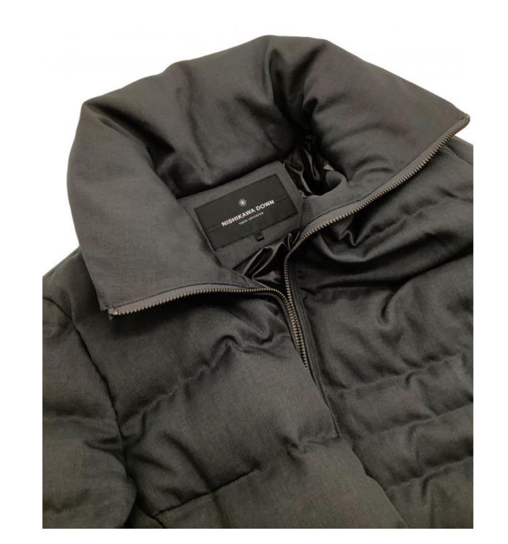 NANO universe　西川ダウン ステッチ切替 ダウンコート